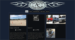 Desktop Screenshot of allisoncustomsonline.com