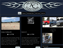 Tablet Screenshot of allisoncustomsonline.com